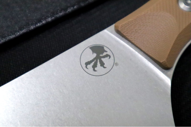 Microtech Chef's Knife - M390MK Steel / Stonewashed Finish / Coyote Tan G-10 Handle 3000-10CE