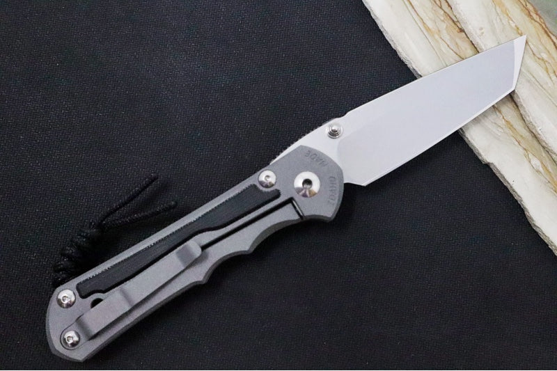 Chris Reeve Knives Large Inkosi - Tanto / CPM-Magnacut Steel / Titanium Handle with Black Canvas Micarta LIN-1044