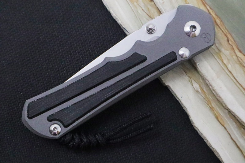Chris Reeve Knives Large Inkosi - Tanto / CPM-Magnacut Steel / Titanium Handle with Black Canvas Micarta LIN-1044