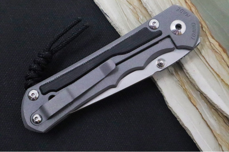 Chris Reeve Knives Large Inkosi - Tanto / CPM-Magnacut Steel / Titanium Handle with Black Canvas Micarta LIN-1044