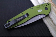 Kershaw 1812OLCB Dividend Assisted Opening - D2 & N690 Composite Blade / OD Green Aluminum Handle - Northwest Knives