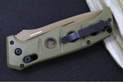 Benchmade 275SFE-2 Adamas - Flat Dark Earth CPM-CruWear Drop Point Combo Blade / OD Green G-10 Handle - Northwest Knives