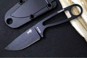 Esee Knives Izula - Black 440C Skeletonized Handle / 1095 Steel Blade / Black Textured Powdered Blade IZULA-B - Northwest Knives