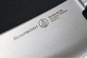Messermeister - Oliva Elite 6" Cleaver - Fully Forged German Stainless Steel - Natural Italian Olive Wood Handle - Made in Solingen, Germany - Northwest Knives