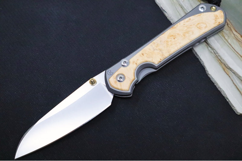 Chris Reeve Large Sebenza 31 - Insingo Blade / Box Elder Inlay / CPM-Magnacut Steel (A1)