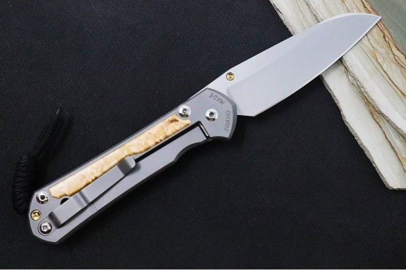 Chris Reeve Large Sebenza 31 - Insingo Blade / Box Elder Inlay / CPM-Magnacut Steel (A1) L31-1126