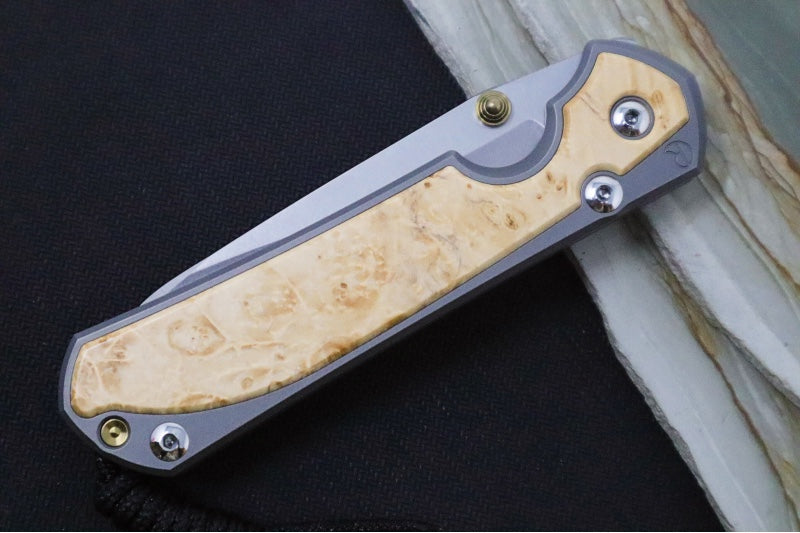 Chris Reeve Large Sebenza 31 - Insingo Blade / Box Elder Inlay / CPM-Magnacut Steel (A1)