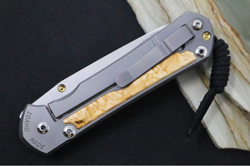 Chris Reeve Large Sebenza 31 - Insingo Blade / Box Elder Inlay / CPM-Magnacut Steel (A1) L31-1126