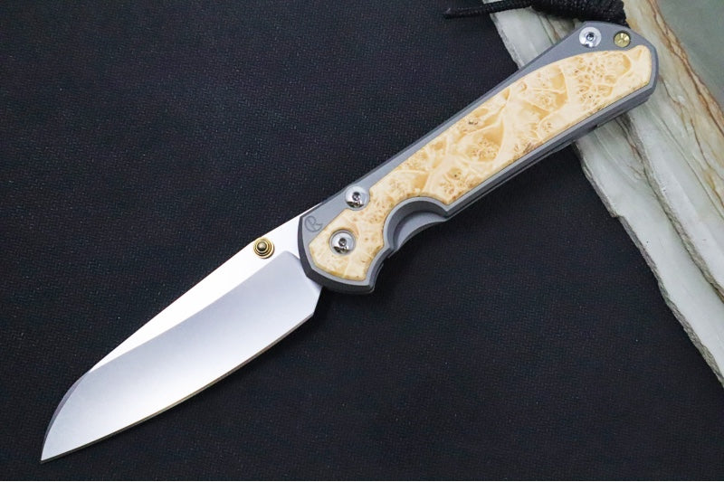 Chris Reeve Large Sebenza 31 - Insingo Blade / Box Elder Inlay / CPM-Magnacut Steel (A2) L31-1126