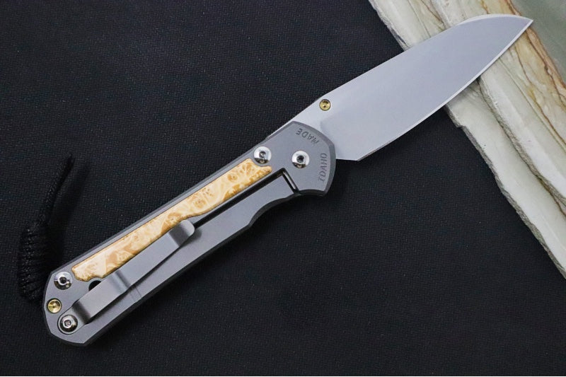 Chris Reeve Large Sebenza 31 - Insingo Blade / Box Elder Inlay / CPM-Magnacut Steel (A2) L31-1126