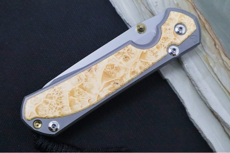 Chris Reeve Large Sebenza 31 - Insingo Blade / Box Elder Inlay / CPM-Magnacut Steel (A2) L31-1126