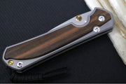 Chris Reeve Large Sebenza 31 - Drop Point Blade /  Macassar Ebony Inlay / CPM-Magnacut (A1) L31-1116 - Northwest Knives