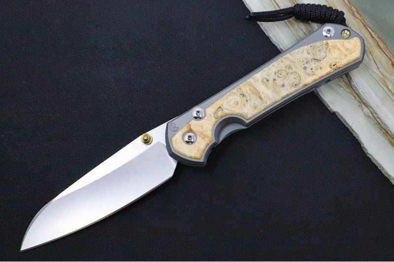 Chris Reeve Large Sebenza 31 - Insingo Blade / Box Elder Inlay / CPM-Magnacut Steel (A3) L31-1126