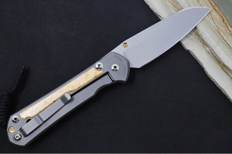 Chris Reeve Large Sebenza 31 - Insingo Blade / Box Elder Inlay / CPM-Magnacut Steel (A3) L31-1126