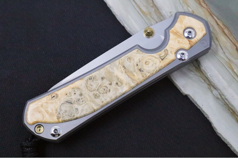 Chris Reeve Large Sebenza 31 - Insingo Blade / Box Elder Inlay / CPM-Magnacut Steel (A3) L31-1126