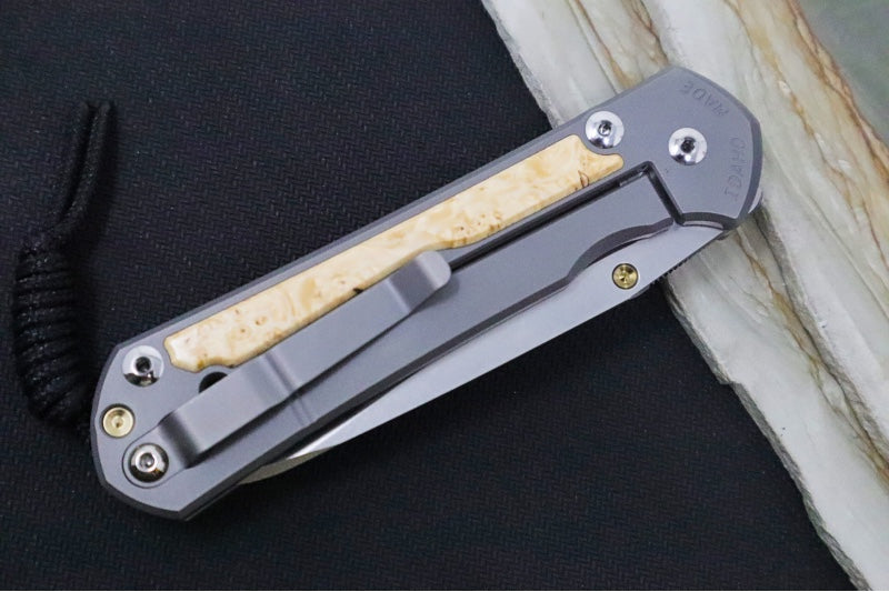 Chris Reeve Large Sebenza 31 - Insingo Blade / Box Elder Inlay / CPM-Magnacut Steel (A3) L31-1126