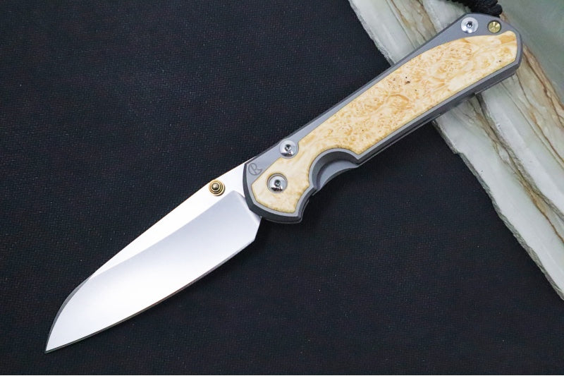 Chris Reeve Large Sebenza 31 - Insingo Blade / Box Elder Inlay / CPM-Magnacut Steel (A4) L31-1126