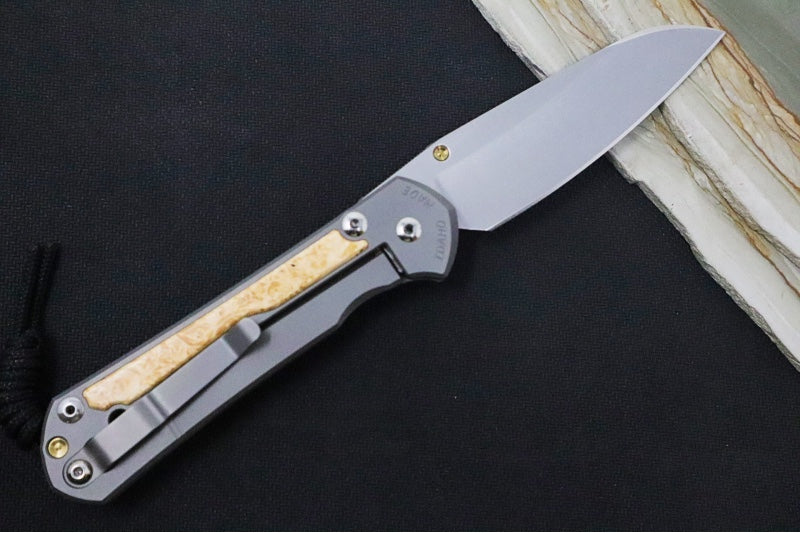 Chris Reeve Large Sebenza 31 - Insingo Blade / Box Elder Inlay / CPM-Magnacut Steel (A4) L31-1126