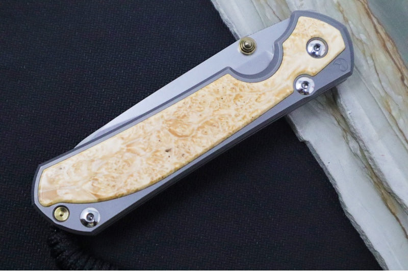 Chris Reeve Large Sebenza 31 - Insingo Blade / Box Elder Inlay / CPM-Magnacut Steel (A4)