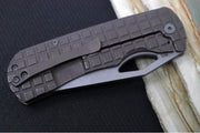 McNees Knives 3.75" DX Dixon - CPM-Magnacut Steel / Drop Point / Bronzed Anodized Frag Titanium Handle & Stonewashed Hardware - Northwest Knives