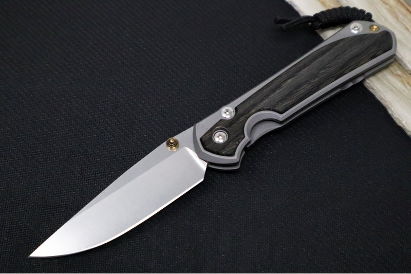 Chris Reeve Large Sebenza 31 - Drop Point Blade / Bog Oak Inlay / CPM-Magnacut Steel (A1) L31-1100