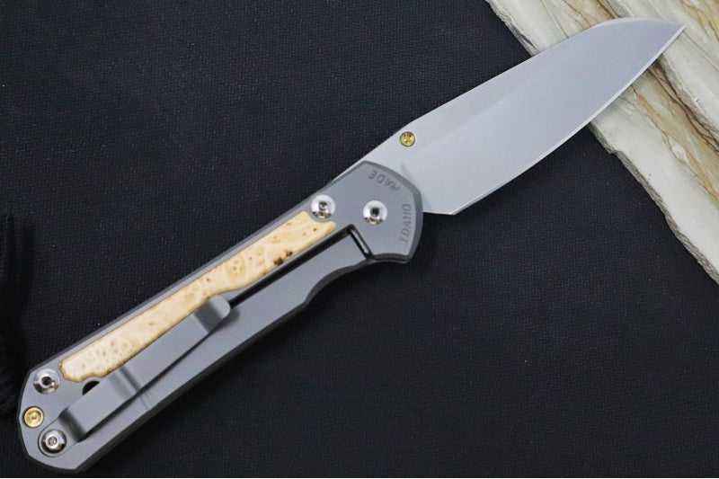 Chris Reeve Large Sebenza 31 - Insingo Blade / Box Elder Inlay / CPM-Magnacut Steel (A5) L31-1126