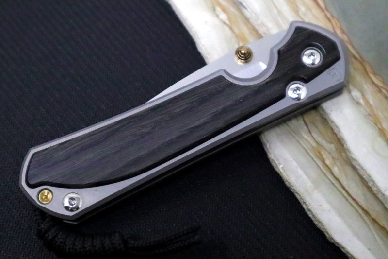 Chris Reeve Large Sebenza 31 - Drop Point Blade / Bog Oak Inlay / CPM-Magnacut Steel (A1) L31-1100
