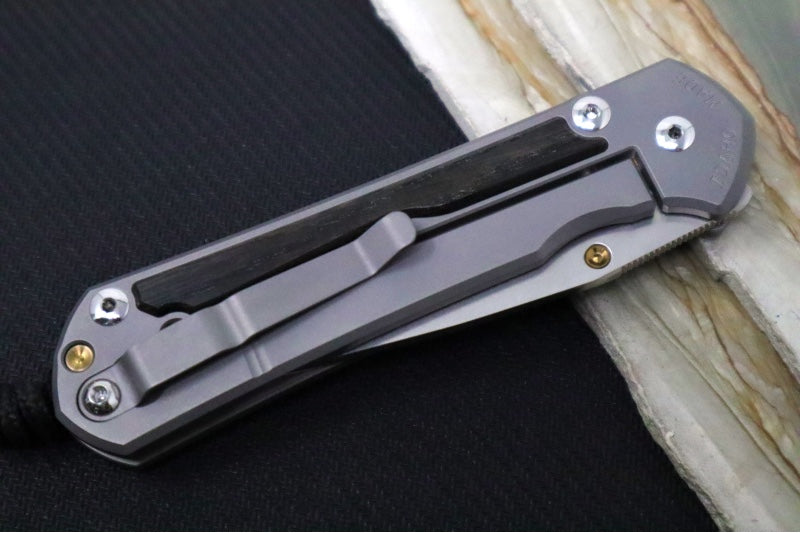 Chris Reeve Large Sebenza 31 - Drop Point Blade / Bog Oak Inlay / CPM-Magnacut Steel (A1) L31-1100