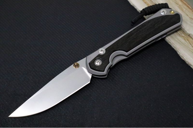 Chris Reeve Large Sebenza 31 - Drop Point Blade / Bog Oak Inlay / CPM-Magnacut Steel (A2) L31-1100