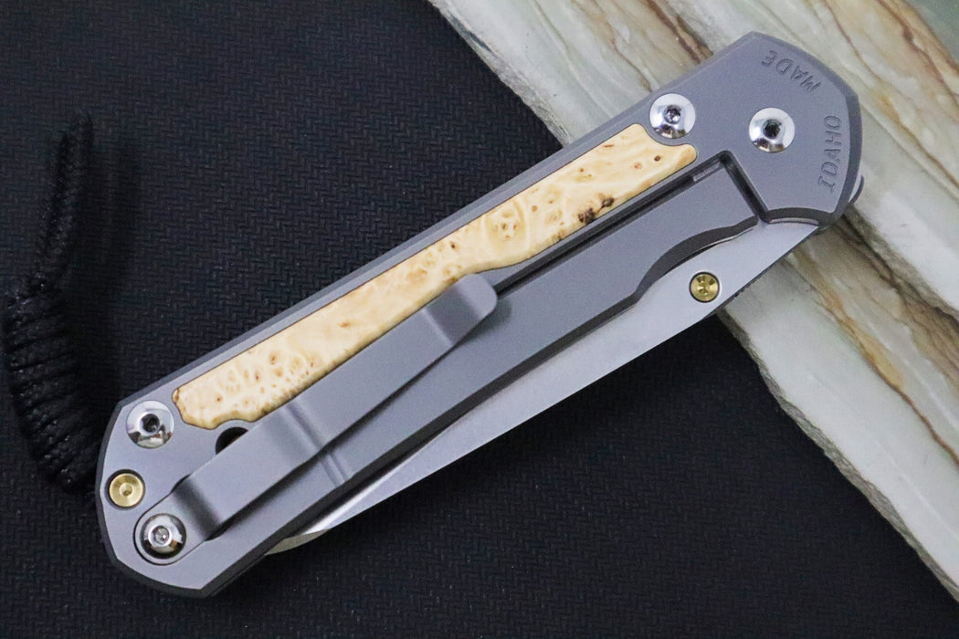 Chris Reeve Large Sebenza 31 - Insingo Blade / Box Elder Inlay / CPM-Magnacut Steel (A5) L31-1126