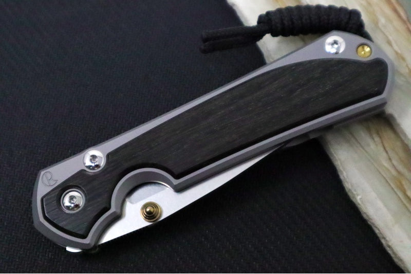 Chris Reeve Large Sebenza 31 - Drop Point Blade / Bog Oak Inlay / CPM-Magnacut Steel (A2) L31-1100