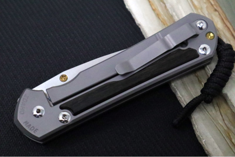Chris Reeve Large Sebenza 31 - Drop Point Blade / Bog Oak Inlay / CPM-Magnacut Steel (A2) L31-1100