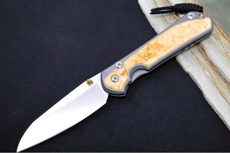 Chris Reeve Large Sebenza 31 - Insingo Blade / Box Elder Inlay / CPM-Magnacut Steel (A6) L31-1126