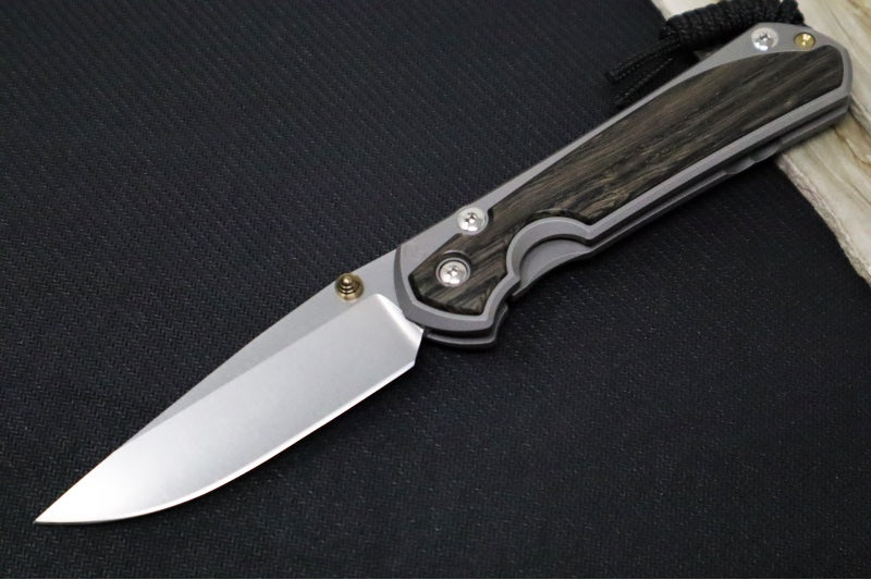 Chris Reeve Large Sebenza 31 - Drop Point Blade / Bog Oak Inlay / CPM-Magnacut Steel (A3) L31-1100