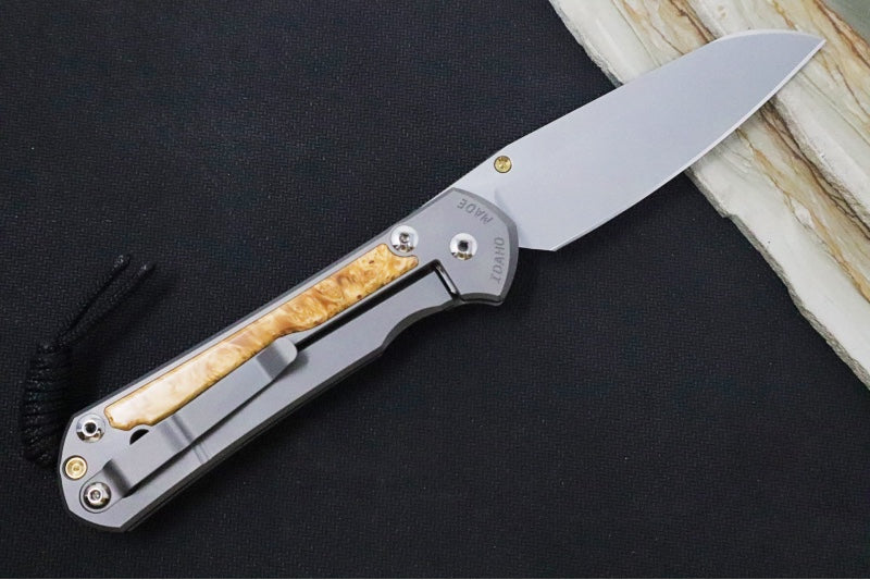 Chris Reeve Large Sebenza 31 - Insingo Blade / Box Elder Inlay / CPM-Magnacut Steel (A6)