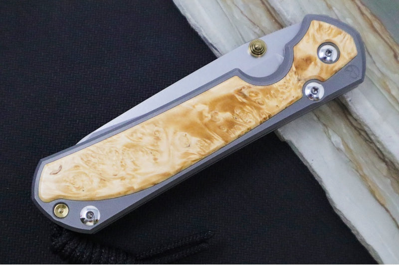 Chris Reeve Large Sebenza 31 - Insingo Blade / Box Elder Inlay / CPM-Magnacut Steel (A6)