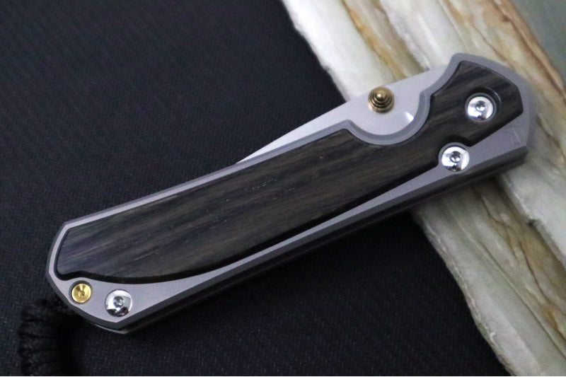 Chris Reeve Large Sebenza 31 - Drop Point Blade / Bog Oak Inlay / CPM-Magnacut Steel (A3) L31-1100