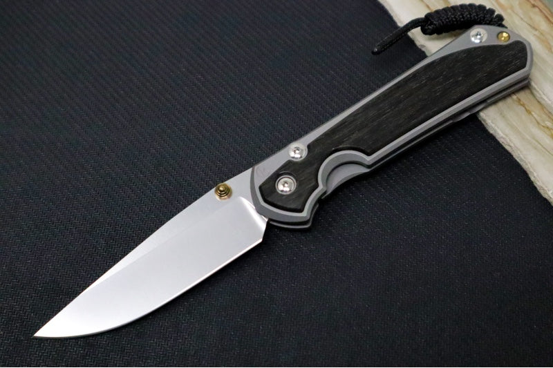Chris Reeve Large Sebenza 31 - Drop Point Blade / Bog Oak Inlay / CPM-Magnacut (A4) L31-1100