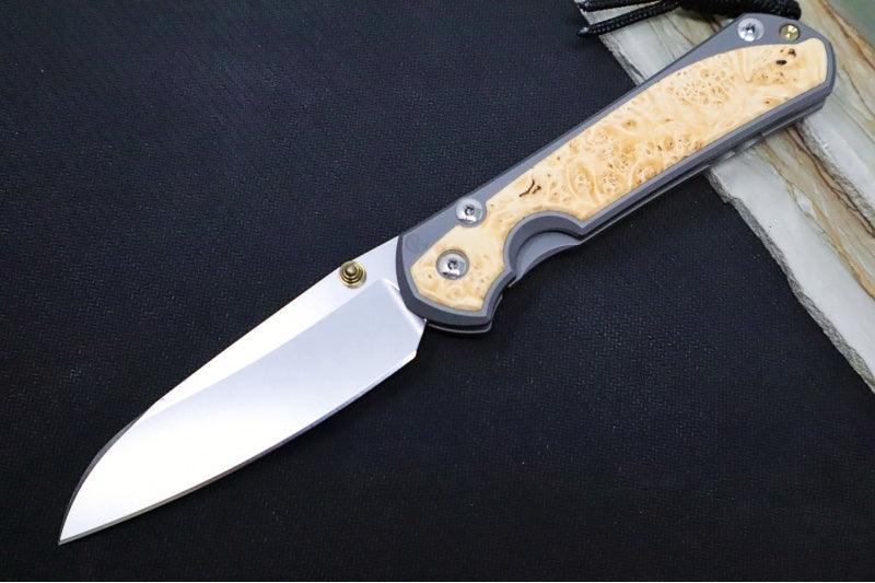 Chris Reeve Large Sebenza 31 - Insingo Blade / Box Elder Inlay / CPM-Magnacut Steel (A7) L31-1126