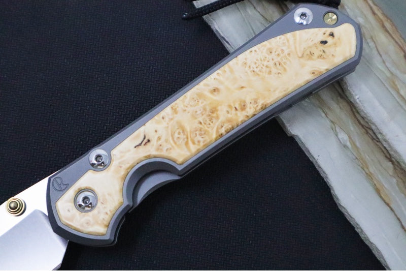 Chris Reeve Large Sebenza 31 - Insingo Blade / Box Elder Inlay / CPM-Magnacut Steel (A7) L31-1126