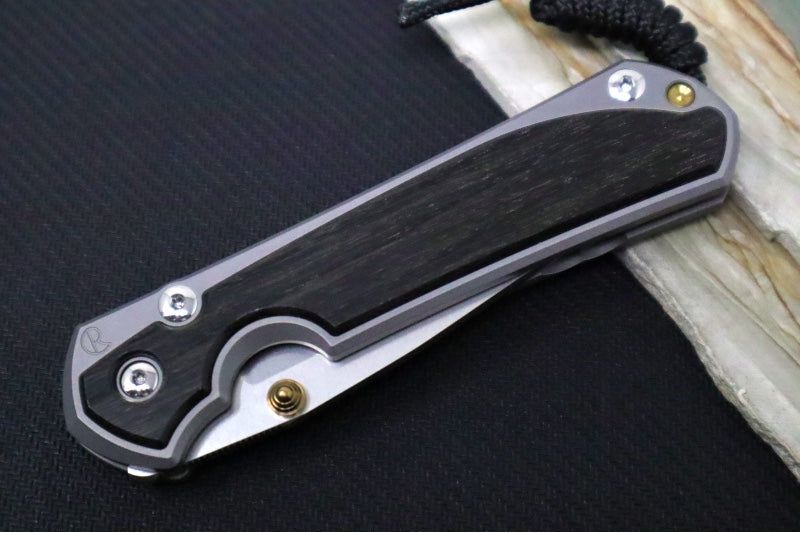 Chris Reeve Large Sebenza 31 - Drop Point Blade / Bog Oak Inlay / CPM-Magnacut (A4) L31-1100