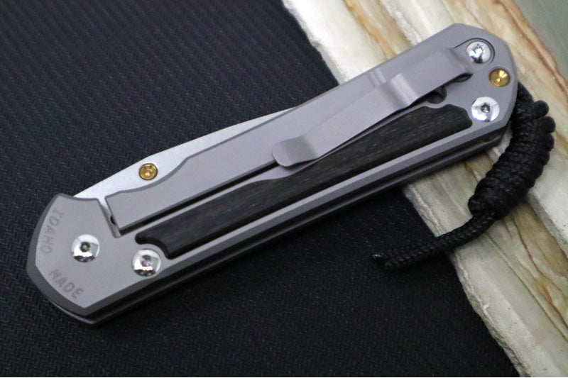 Chris Reeve Large Sebenza 31 - Drop Point Blade / Bog Oak Inlay / CPM-Magnacut (A4) L31-1100