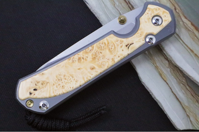 Chris Reeve Large Sebenza 31 - Insingo Blade / Box Elder Inlay / CPM-Magnacut Steel (A7) L31-1126