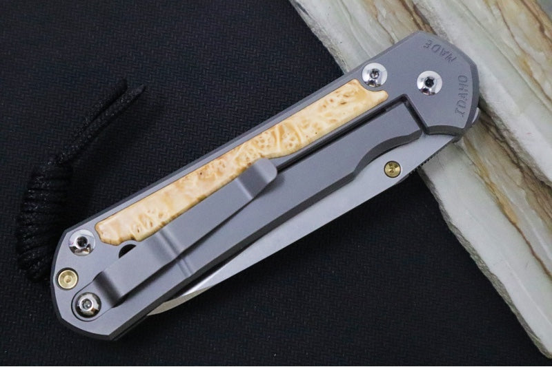 Chris Reeve Large Sebenza 31 - Insingo Blade / Box Elder Inlay / CPM-Magnacut Steel (A7)