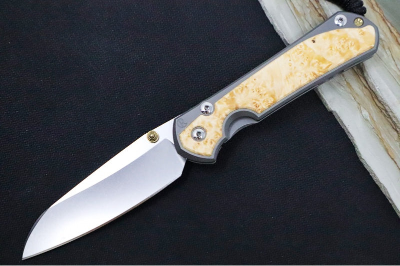 Chris Reeve Large Sebenza 31 - Insingo Blade / Box Elder Inlay / CPM-Magnacut Steel (A8) L31-1126