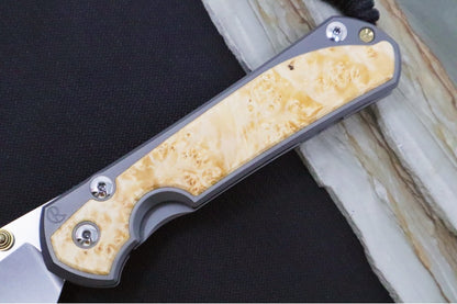 Chris Reeve Large Sebenza 31 - Insingo Blade / Box Elder Inlay / CPM-Magnacut Steel (A8)