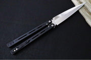 Pro Tech Flyfather 2 Balisong - Satin Spearpoint Blade/ 154CM Steel / Black Anodized Aluminum Handle FF2101 - Northwest Knives