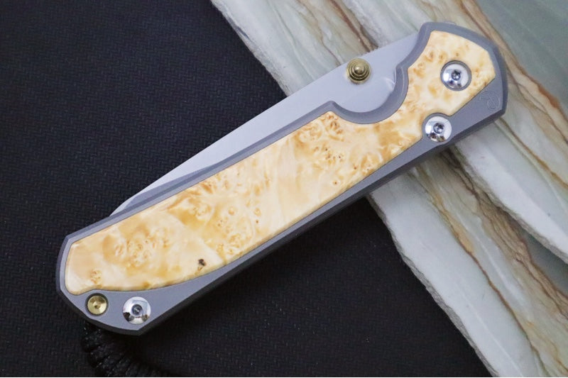 Chris Reeve Large Sebenza 31 - Insingo Blade / Box Elder Inlay / CPM-Magnacut Steel (A8) L31-1126
