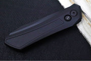 Pro Tech Oligarch Auto Operator - Solid Black Anodized Aluminum Handle / Black DLC Finish / Spear Point Blade / CPM-Magnacut Steel DS103-OPERATOR - Northwest Knives