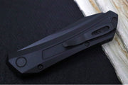 Pro Tech Oligarch Auto Operator - Solid Black Anodized Aluminum Handle / Black DLC Finish / Spear Point Blade / CPM-Magnacut Steel DS103-OPERATOR - Northwest Knives